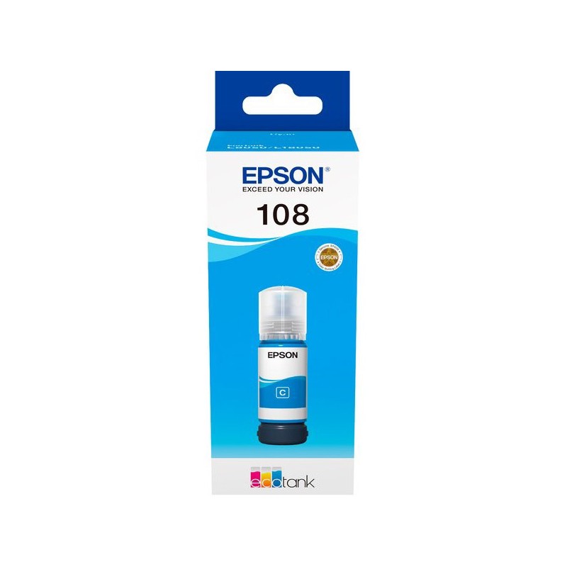 Rašalas Epson 108 CY EcoTank (C13T09C24A) 70ml